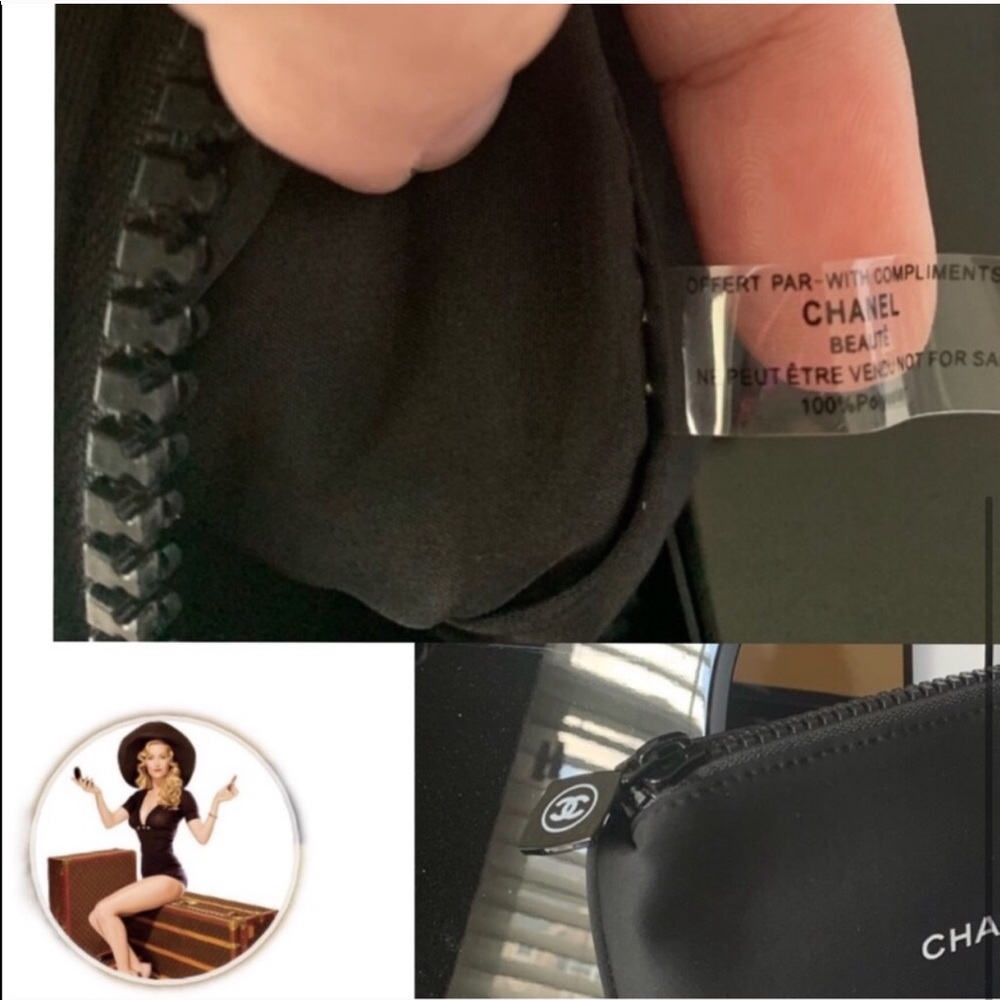 NEW*Bundle*CHANEL Cosmetic Bag +Decor Table Book! - Picture 15 of 16
